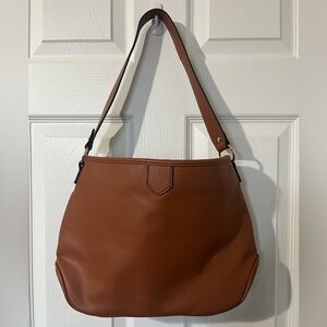 Brown Bag with Gold Detailing